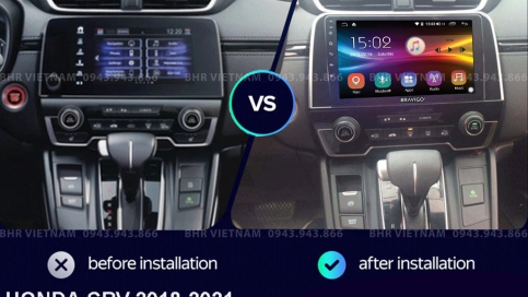 Màn hình DVD Android liền camera 360 xe Honda CRV 2018 - nay | Bravigo Ultimate (6G+128G)  